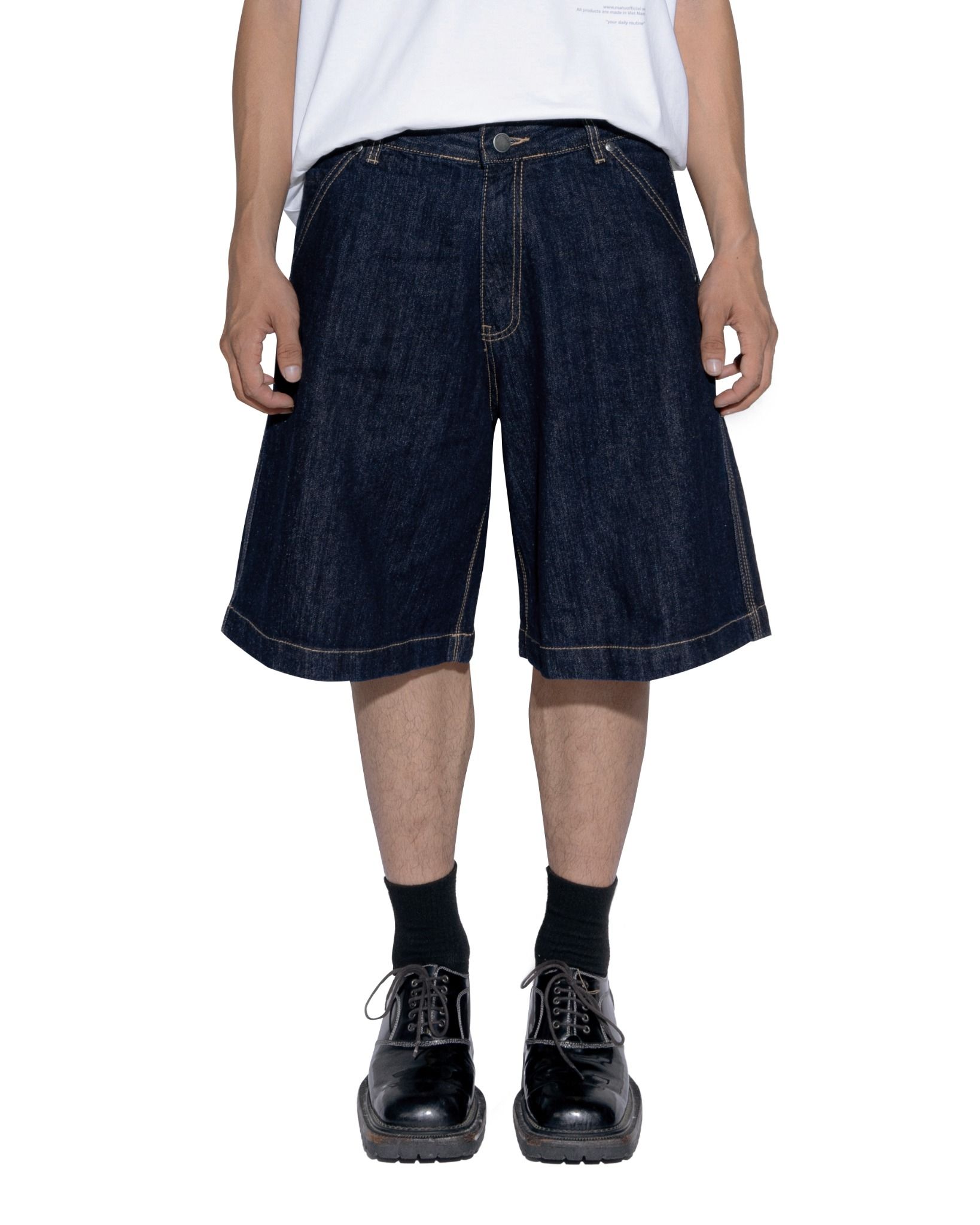 DENIM JORTS * raw