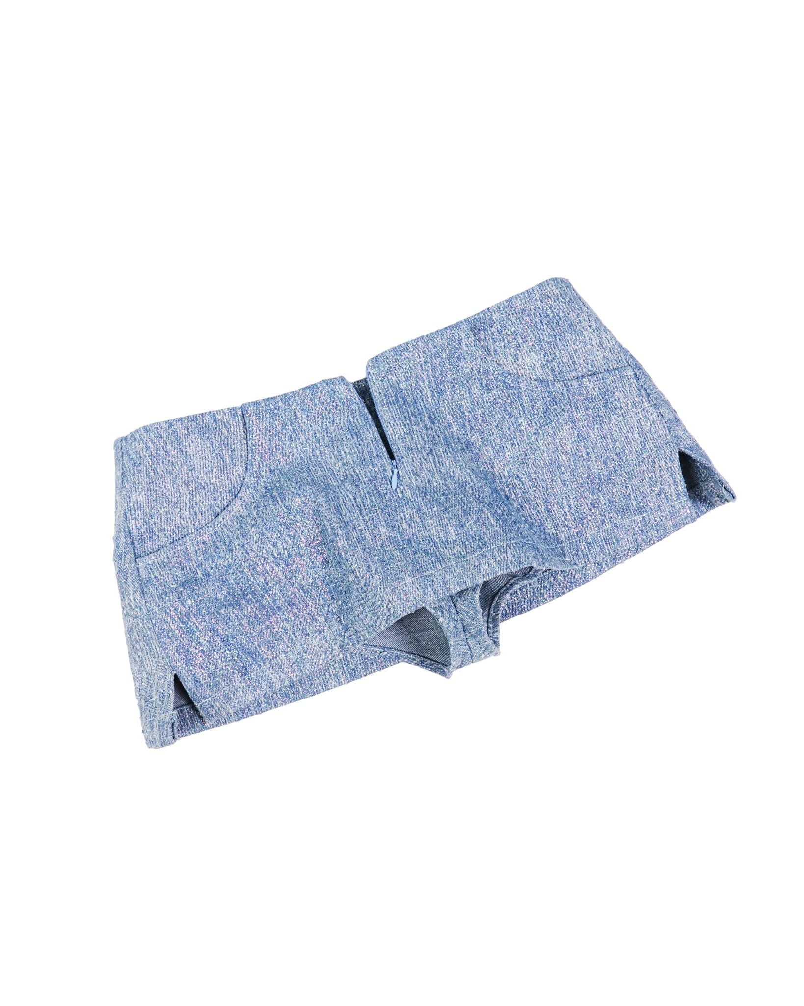 TWK LOW-RISE MINI SKIRT