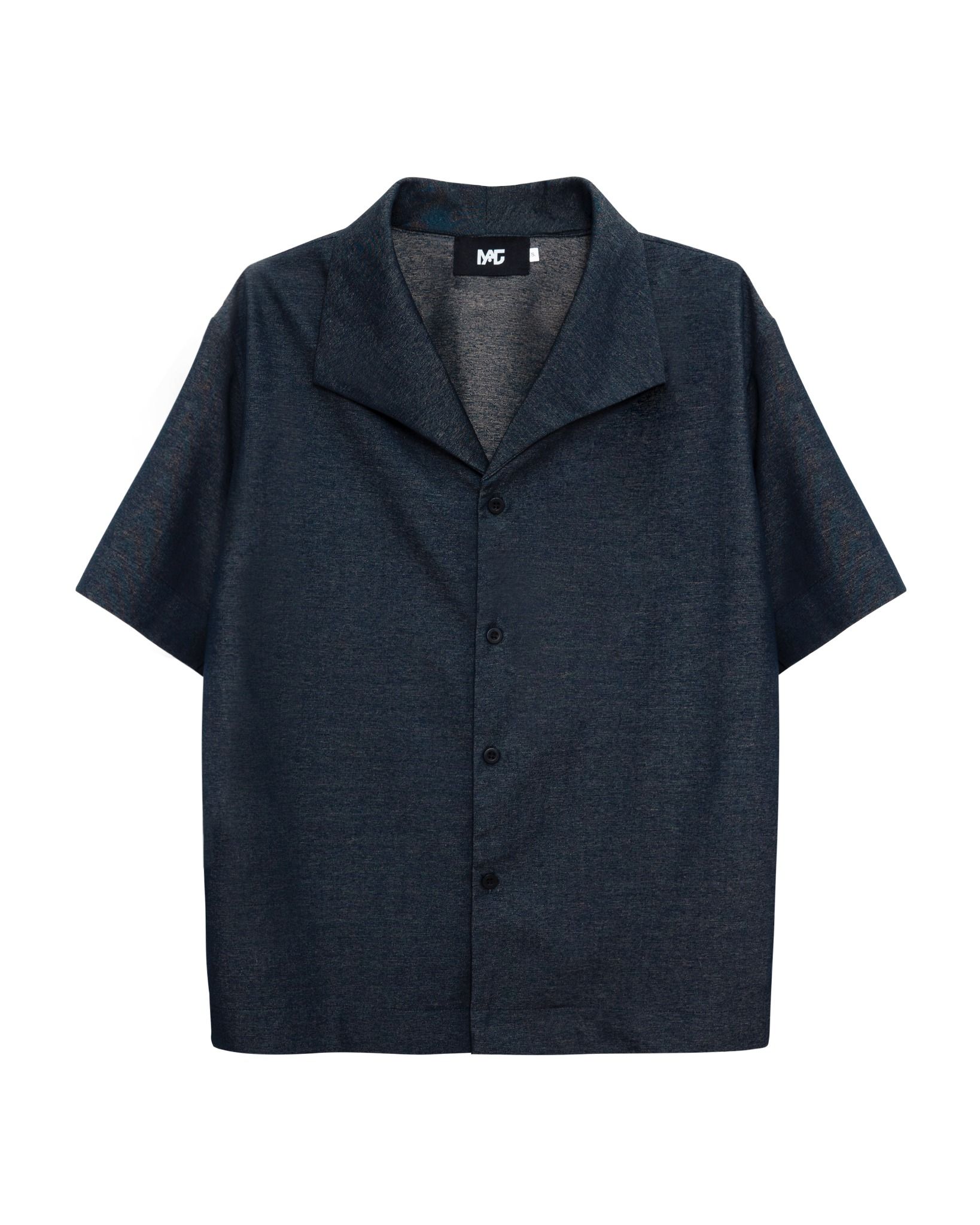 ONE PIECE COLLAR SHIRT * dark blue
