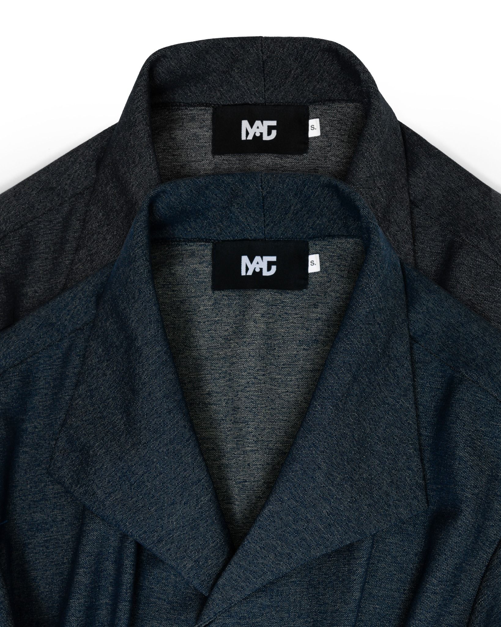 ONE PIECE COLLAR SHIRT * black