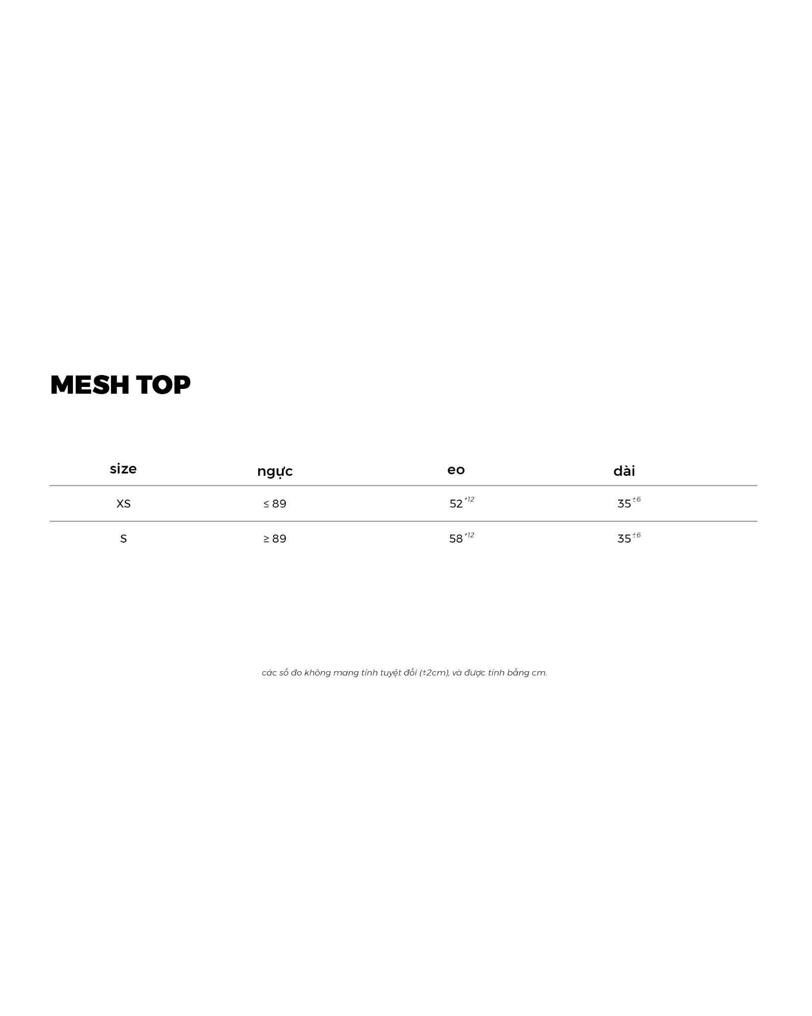 MESH TOP * black