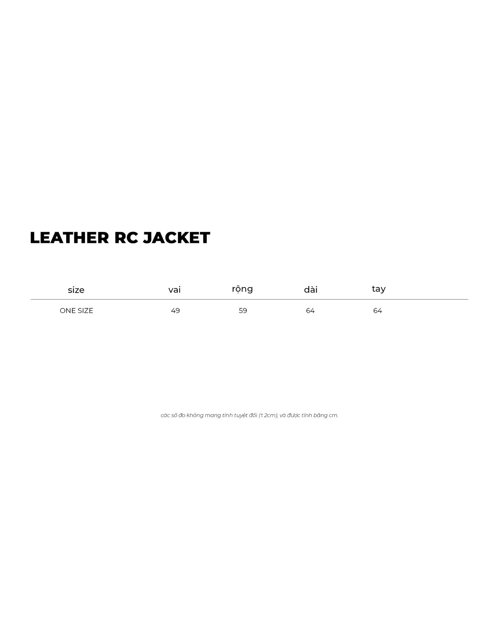 LEATHER RC JACKET