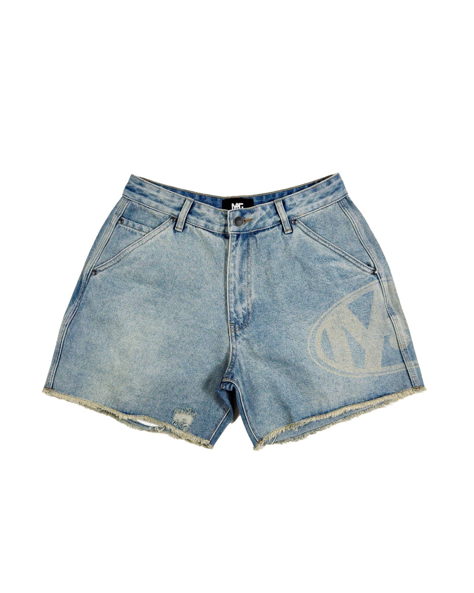 LASER DENIM SHORTS