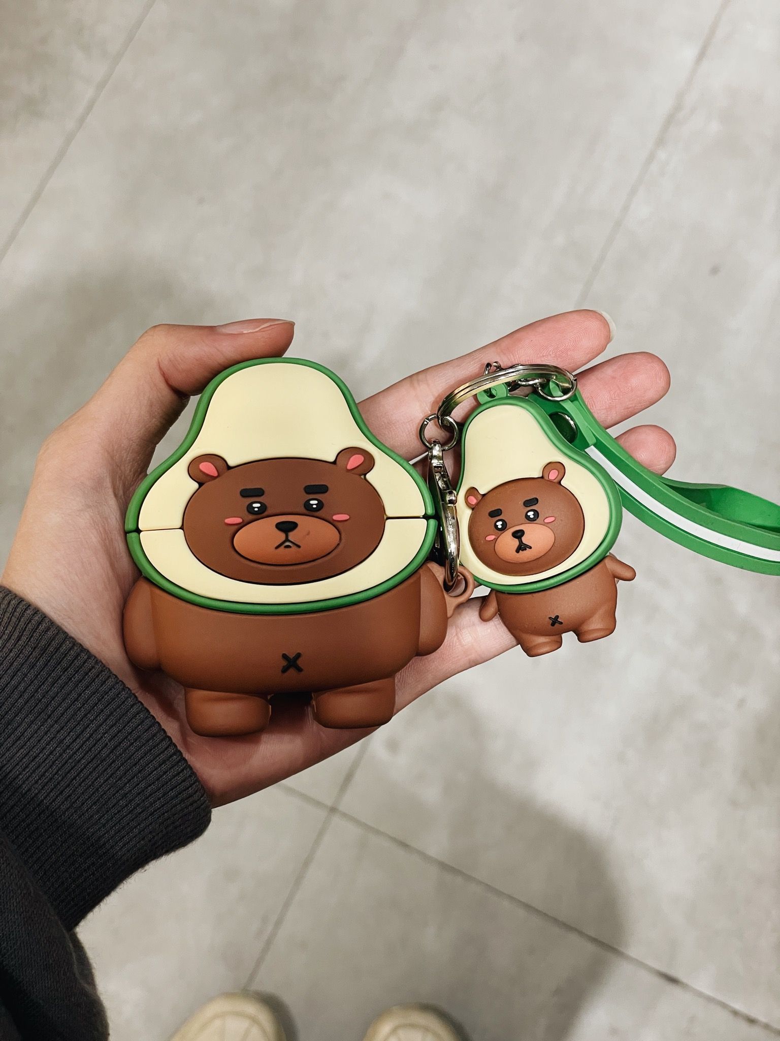 SET AVOCADO BEAR