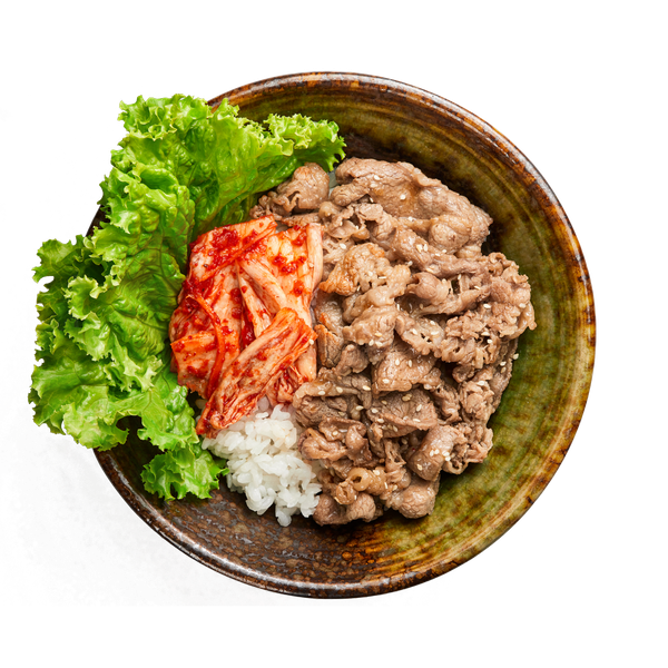 Cơm Bò Sốt Yakiniku & Kimchi (Yakiniku Beef Don & Kimchi)