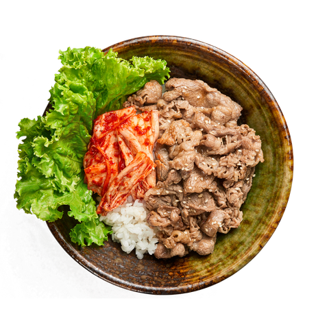 Cơm Bò Sốt Yakiniku & Kimchi (Yakiniku Beef Don & Kimchi) 