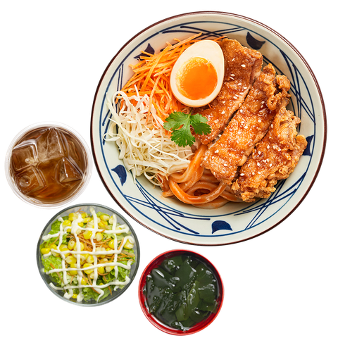  Combo Udon Gà Teriyaki Sốt Cay (Combo Chicken Teriyaki & Sweet Chili Udon) 