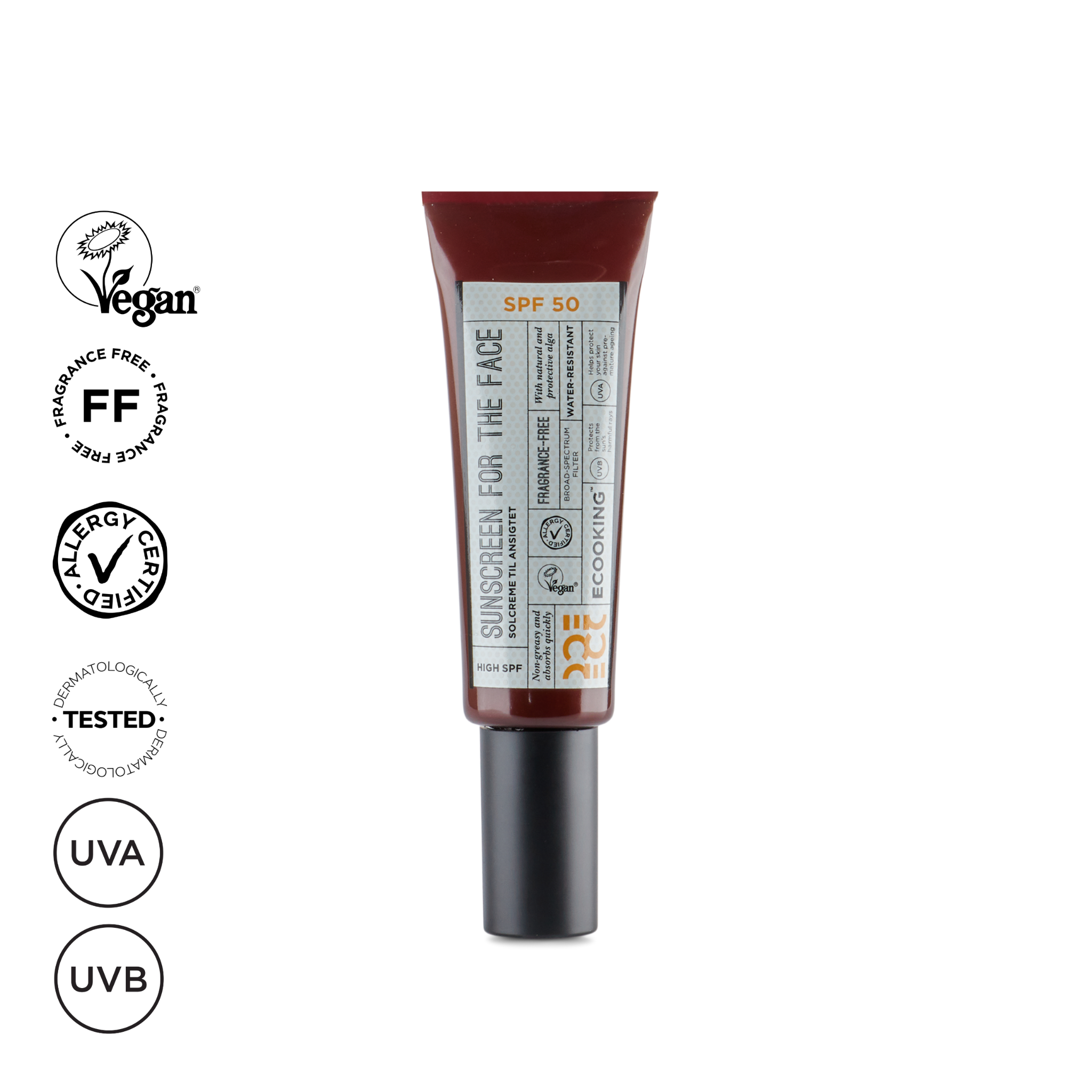 Kem chống nắng dành cho mặt không mùi - Sunscreen Face SPF 50 Fragrance Free 50 ml (Không mùi)