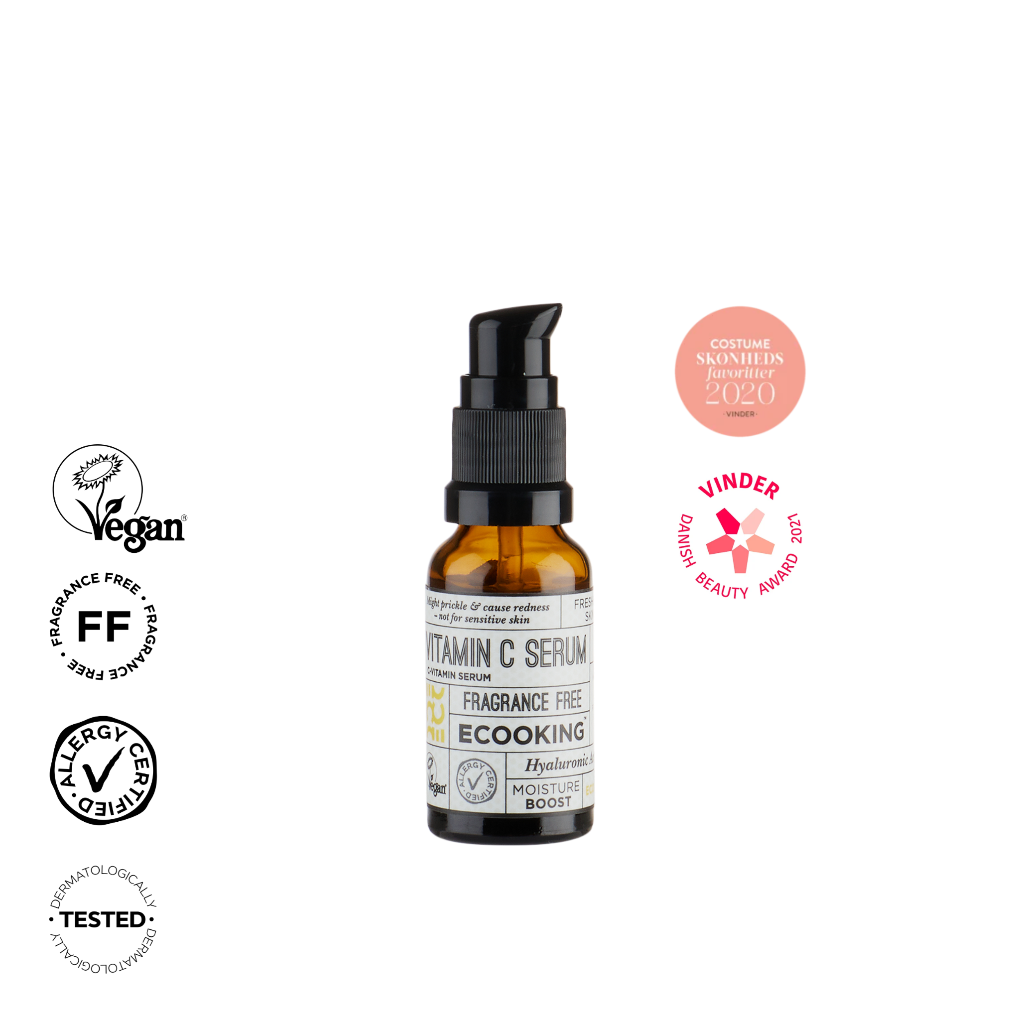 Tinh chất chống lão hoá Vitamin C Serum Fragrance Free 20ml (Không mùi)