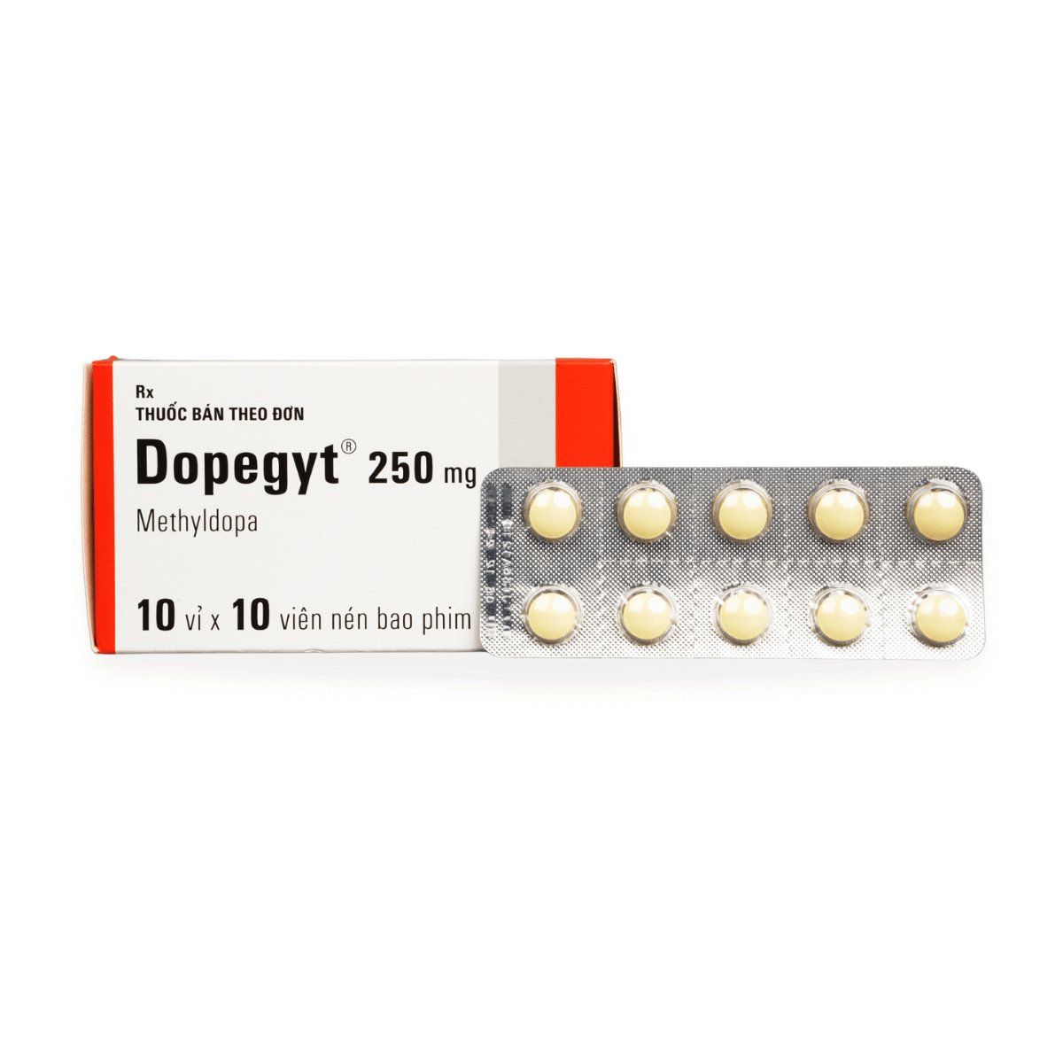 Dopegyt 250mg (Hộp100 viên)
