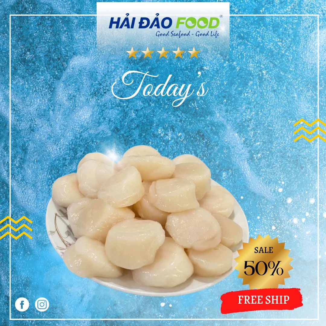 Cồi Sò Điệp HẢI ĐẢO FOOD