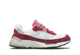  New Balance 992 Kith Kithmas Burgundy White 