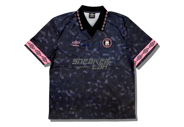  PEAK.KL x SNEAKERLAH x UMBRO Black Pink Jersey 