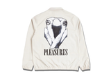  PLEASURES BENDED COACH JACKET OFF WHITE 