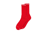  SUPREME HANES CREW SOCKS RED 