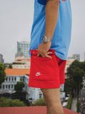  Nike Sportswear Club Men's French Terry Cargo Shorts (Red) 