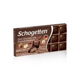  Socola SCHOGETTEN – Vị Đắng Cacao & Hạt phỉ – thanh 100g 