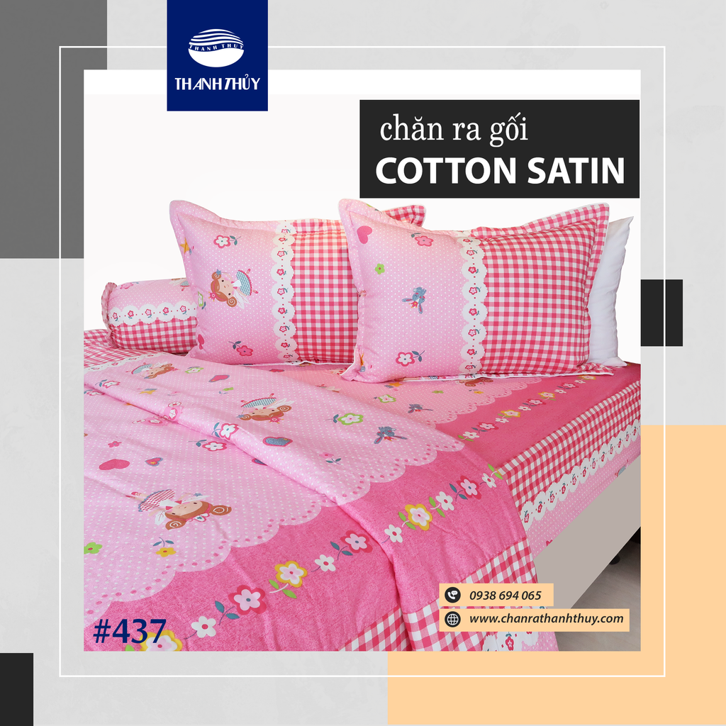 Chăn Lẻ Cotton Galaxy Satin 437