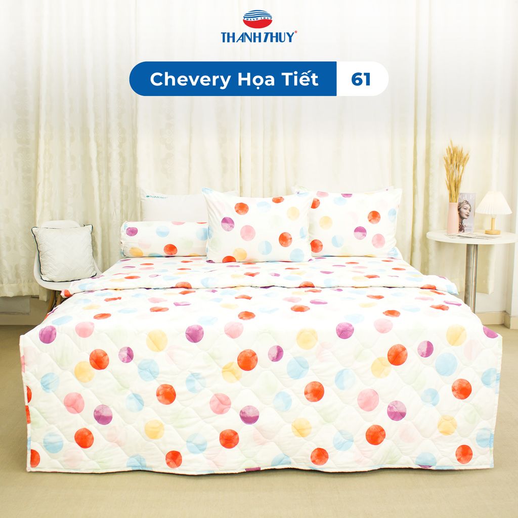 Bộ Ga Bọc Microfiber Chevery Họa Tiết 61