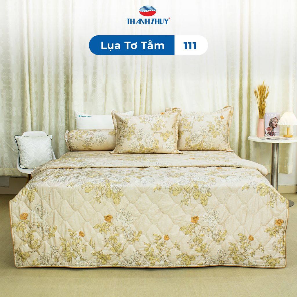 Bộ Ga Bọc Lụa Tơ Tằm 111
