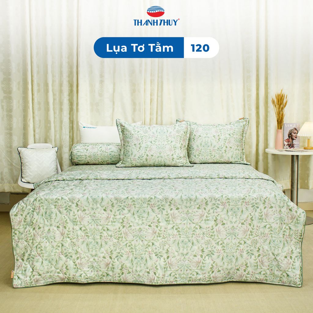 Bộ Ga Bọc Lụa Tơ Tằm 120