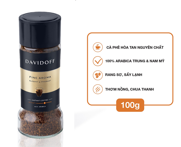  Cà phê hòa tan - Davidoff Café  Fine Aroma - 100g 