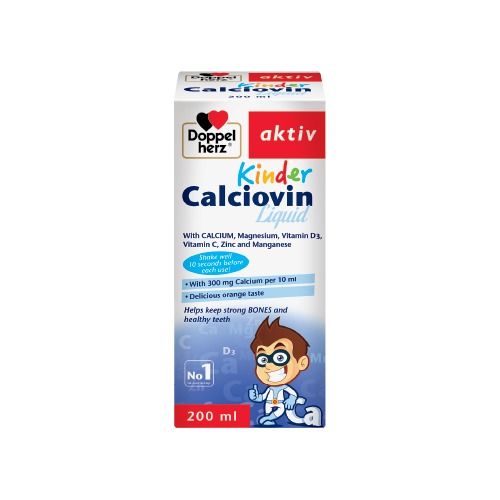  Siro hỗ trợ răng, xương phát triển chắc khỏe Calciovin Liquid 