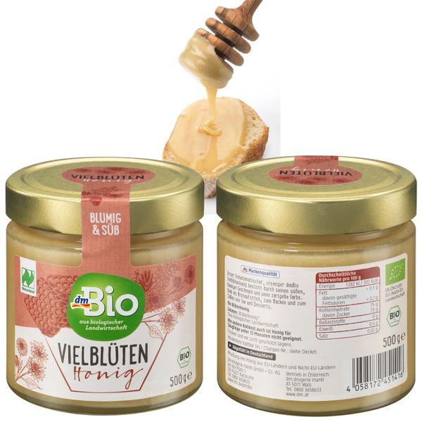  Hũ Mật Ong DM VielBluten Honig 500g 