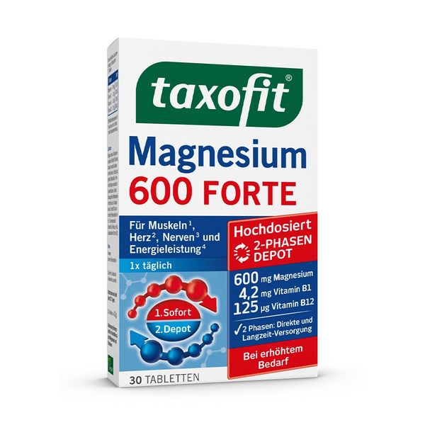  Taxofit Magnesium 600 Liều Cao 30 Viên 