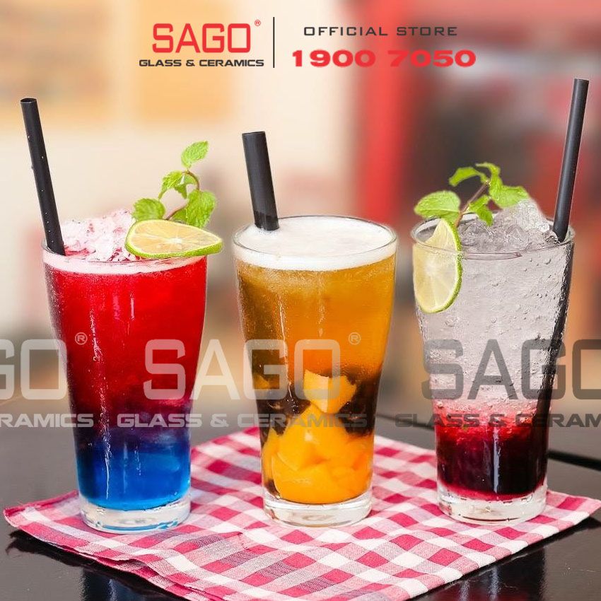 Union 320 - Ly Thủy Tinh Union Conical Super Tumber Glass 375ml | Thủy Tinh Cao Cấp Nhập Khẩu Thái Lan