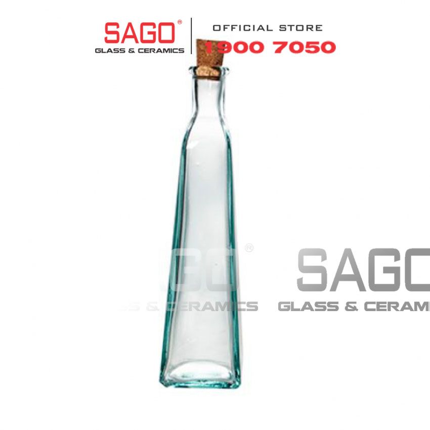 VSM V5311 - Chai Thủy Tinh Tái Chế Vidrios San Miguel BOT.PIRAMIDE GDE.T/C 350ml | Nhập Khẩu Tây Ban Nha