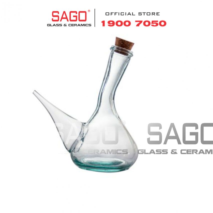 VSM V4227_1.1 - Bình Thủy Tinh Tái Chế Vidrios San Miguel PORRON MAQUINA T/CORCHO 250ml | Nhập Khẩu Tây Ban Nha