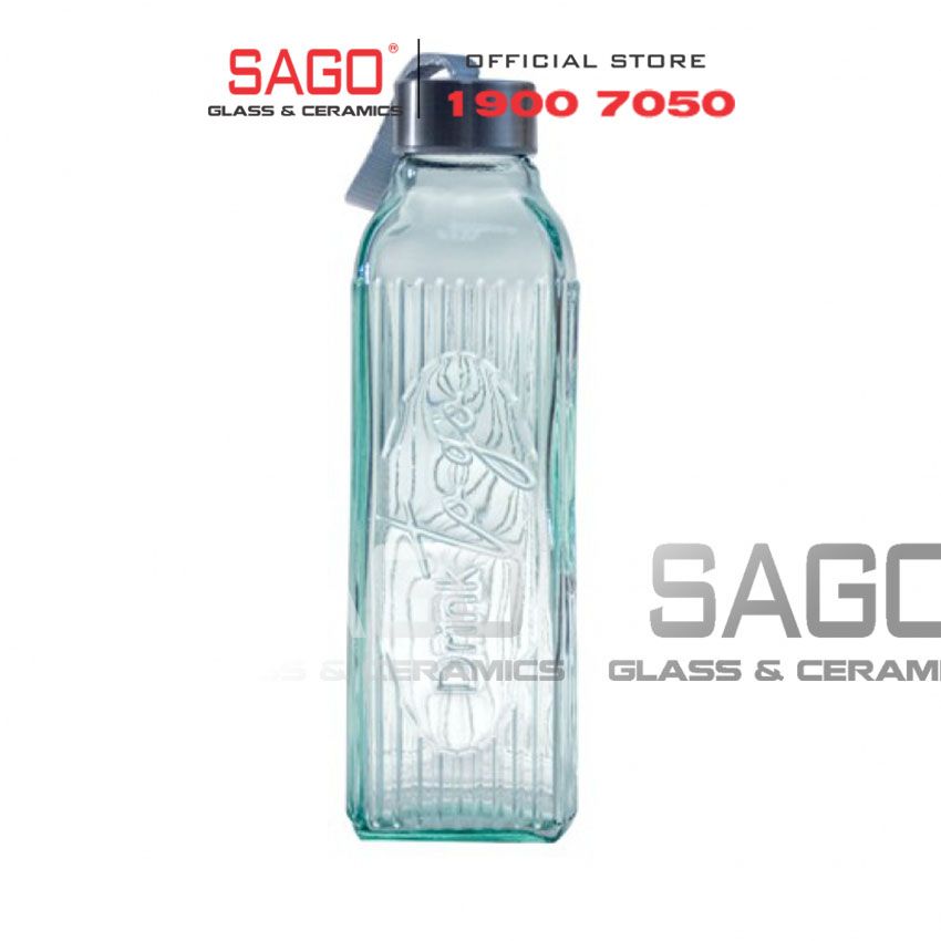 VSM V4832 - Chai Thủy Tinh Tái Chế Vidrios San Miguel BOTELLA DRINK TO GO 640ml | Nhập Khẩu Tây Ban Nha