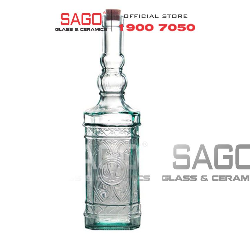 VSM V5033 - Chai Thủy Tinh Tái Chế Vidrios San Miguel BOTELLA MIGUELETE 700ml | Nhập Khẩu Tây Ban Nha