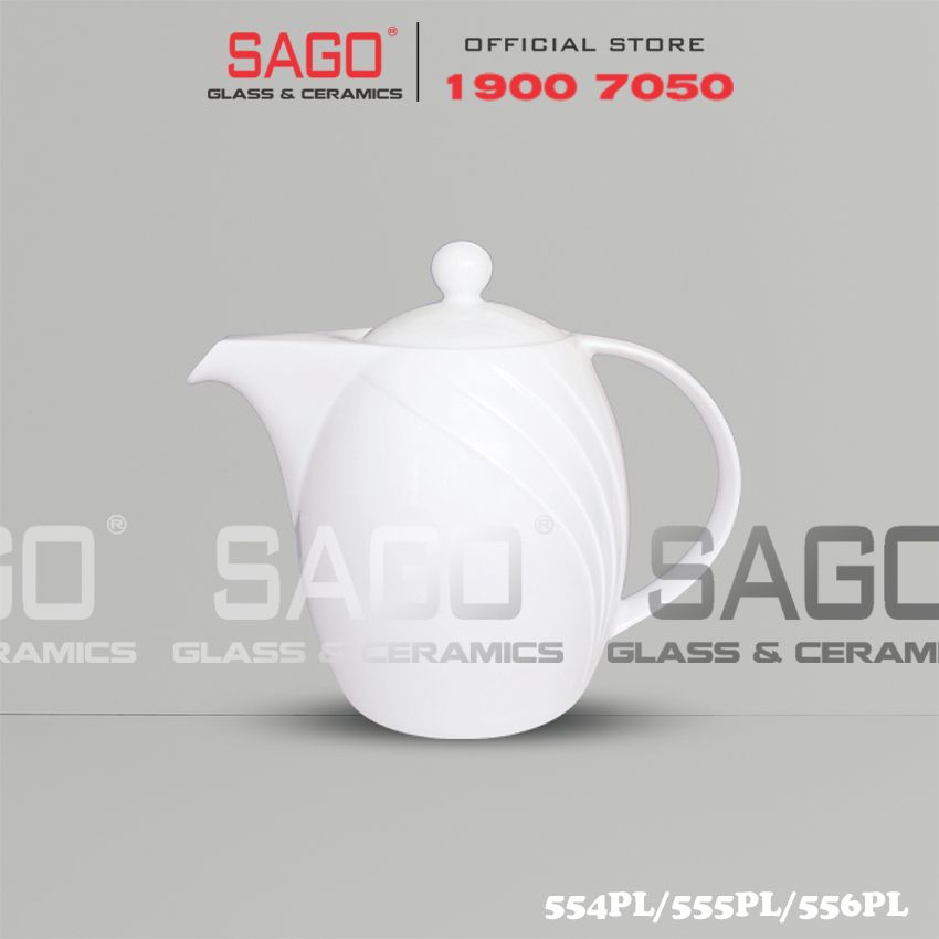 Ck 554PL/555PL/556PL - Bình Cafe Sứ CK , Tùy Chọn Dung Tích