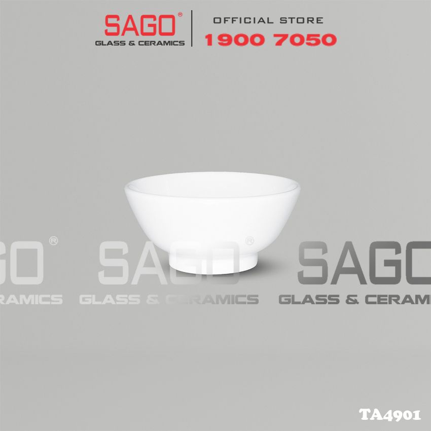 CK TA4901 - Chén Chấm Sứ Ck 96ml | Trắng Trơn