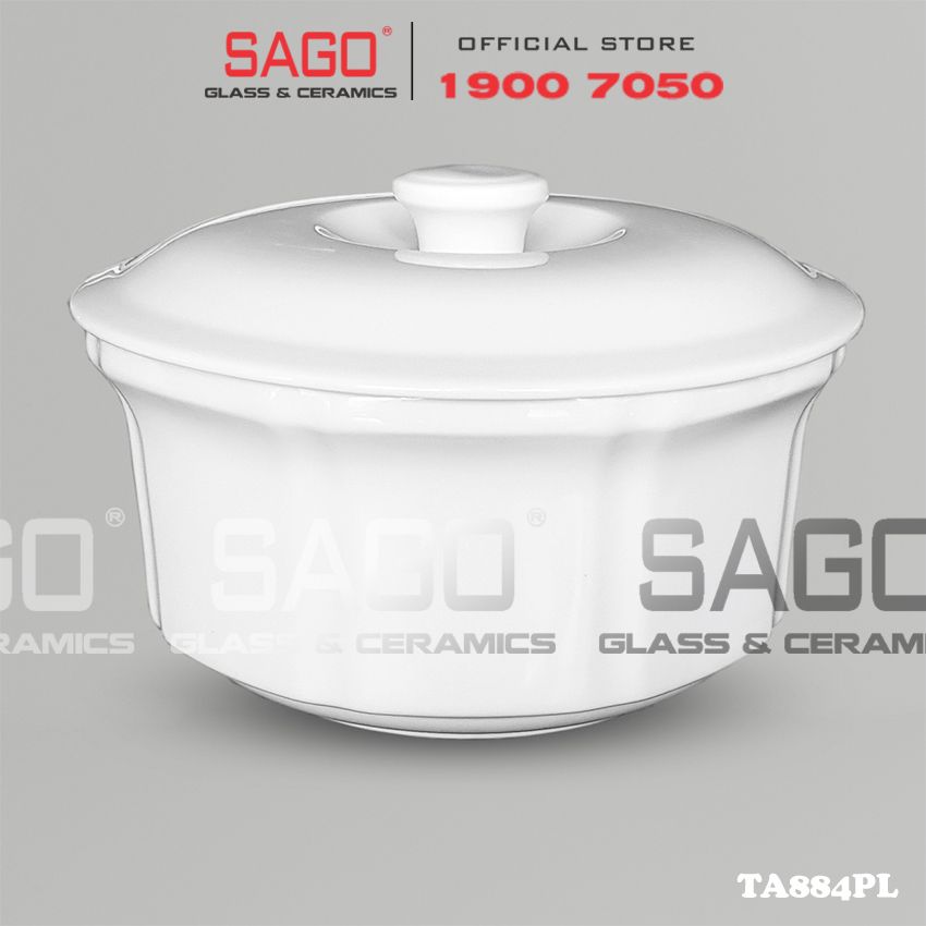 CK TA884PL - Thố Lớn Sứ CK 2550ml