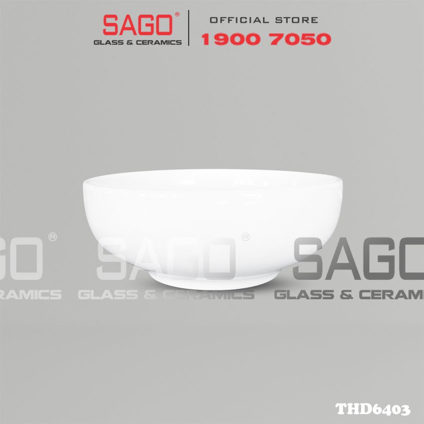 CK THD6403 - Tô Tròn Sứ CK 16cm