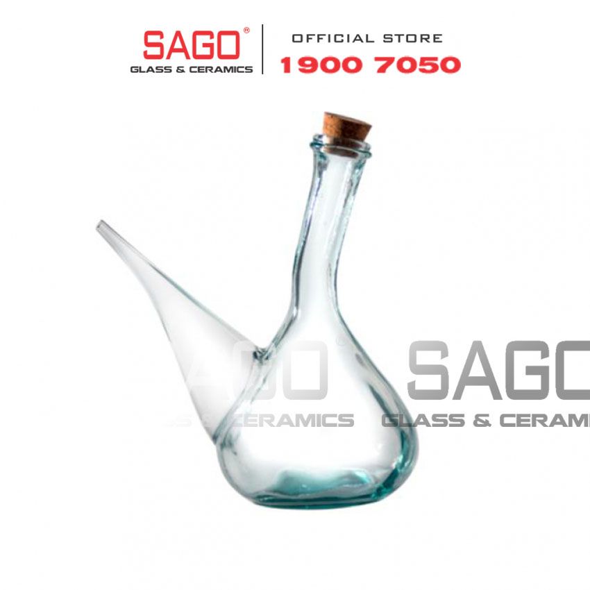 VSM V4225.1 - Bình Thủy Tinh Tái Chế Vidrios San Miguel PORRON MAQUINA 1L. T/CORCHO | Nhập Khẩu Tây Ban Nha