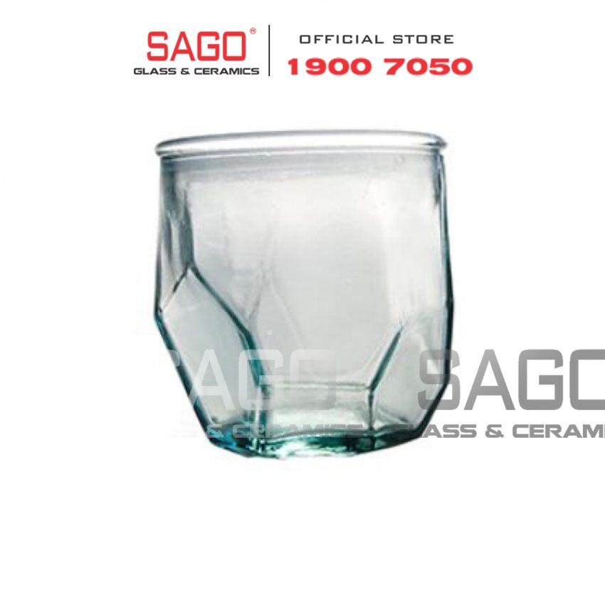 VSM V2328 - Ly Thủy Tinh Tái Chế Vidrios San Miguel VASO ORIGAMI 300ml | Nhập Khẩu Tây Ban Nha