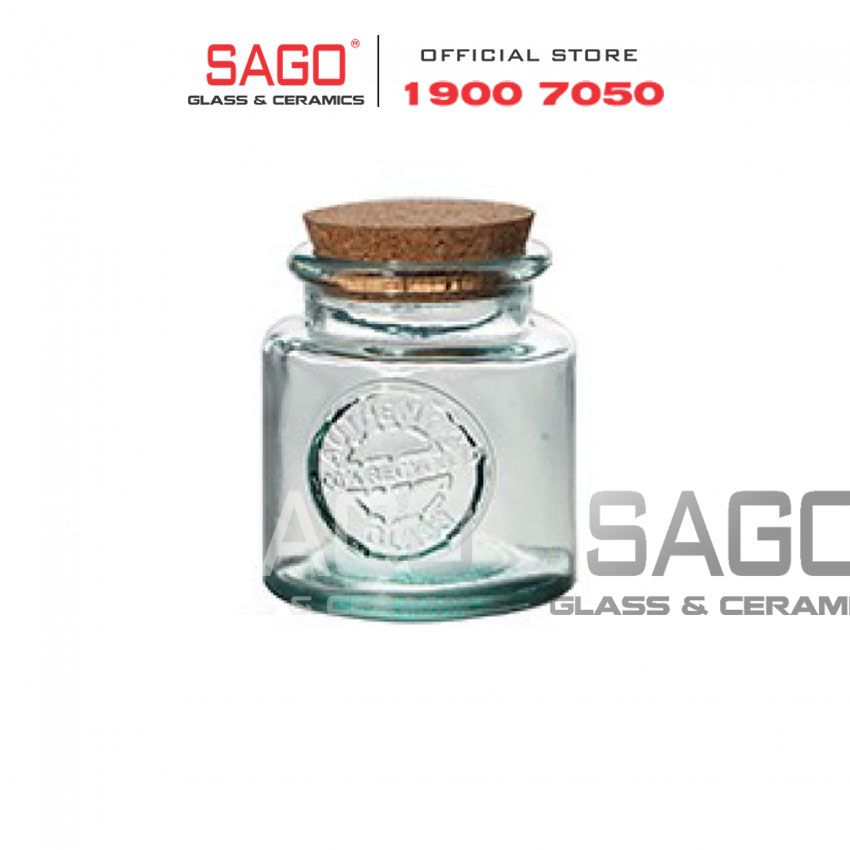 VSM V5689 - Hũ Thủy Tinh Tái Chế Vidrios San Miguel TARRO AUTHENTIC 250ml | Nhập Khẩu Tây Ban Nha