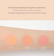 [Mẫu Mới] Má Hồng 3CE Blush Blusher + Kèm Cọ (Double Think + Last Time + Little More)