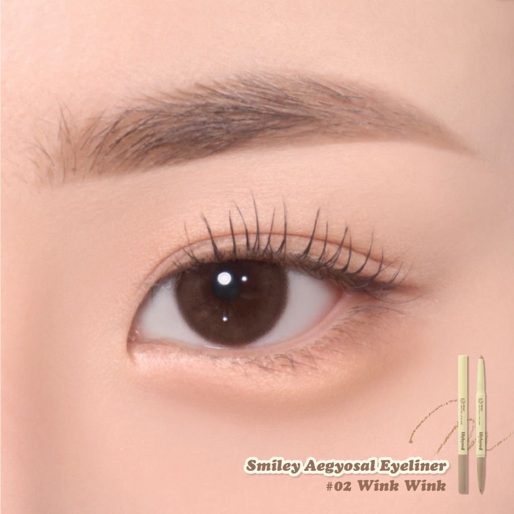 Bút Kẻ Bọng Mắt 2 Đầu Lilybyred Smiley Aegyosal Eyeliner Dạng Sáp