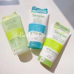 [Mẫu Mới] Sữa Rửa Mặt Simple Facial Wash 150ml Đủ Dòng