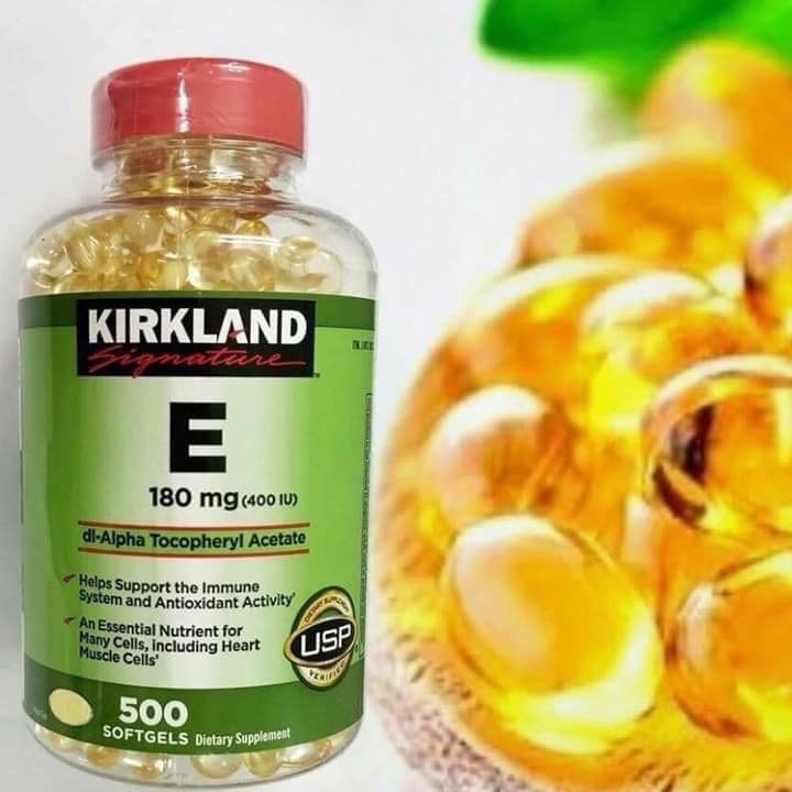 Viên Uống Kirkland Vitamin E 400 IU 500 Viên