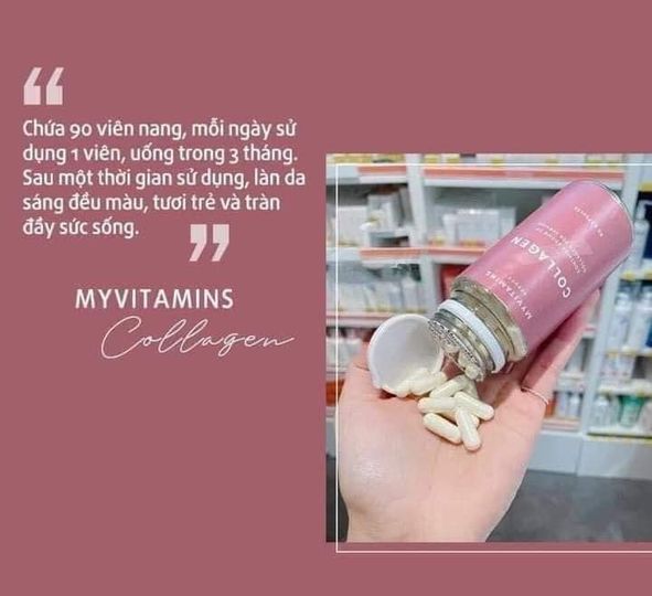 Collagen Thuỷ Phân - Viên Uống Collagen MyVitamins Beauty 90 viên