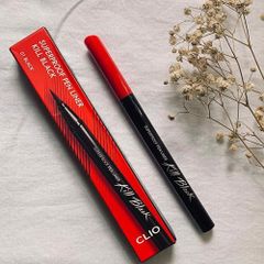 Bút Kẻ Mắt Nước Chống Trôi Clio Kill Superproof Brush Liner 0.55ml - Màu 01, 02