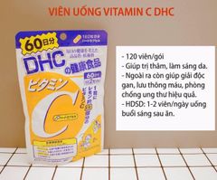 TPCN - Viên Uống Trắng Da Ngừa Thâm Bổ Sung Vitamin C DHC Vitamin C Hard Capsule