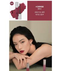 (NEW) Son Kem 3CE CLOUD LIP TINT #DEVOTEE #CERISE #NODDING Cây Vuông Vỏ Nhám - Mẫu mới