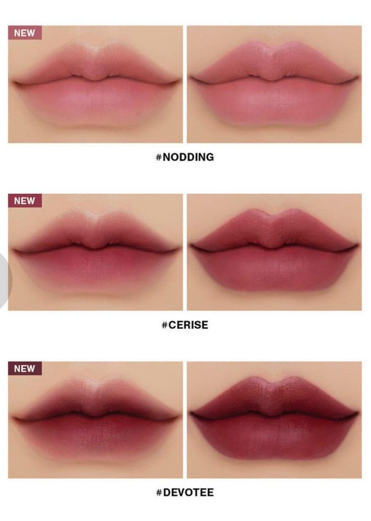 (NEW) Son Kem 3CE CLOUD LIP TINT #DEVOTEE #CERISE #NODDING Cây Vuông Vỏ Nhám - Mẫu mới